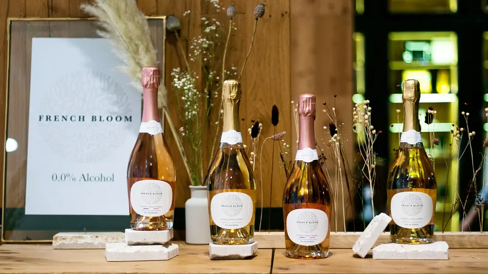 French Bloom, vins pétillants élégants sans alcool